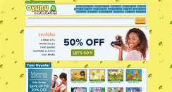 Desktop Screenshot of oyunuburada.com